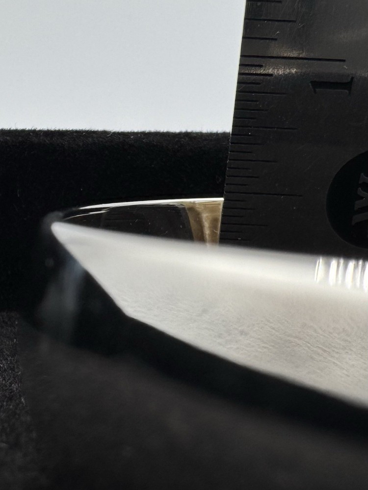 Monet Silver Tone Bangle Bracelet w/ Rectangular Crystal Accent Modern Design