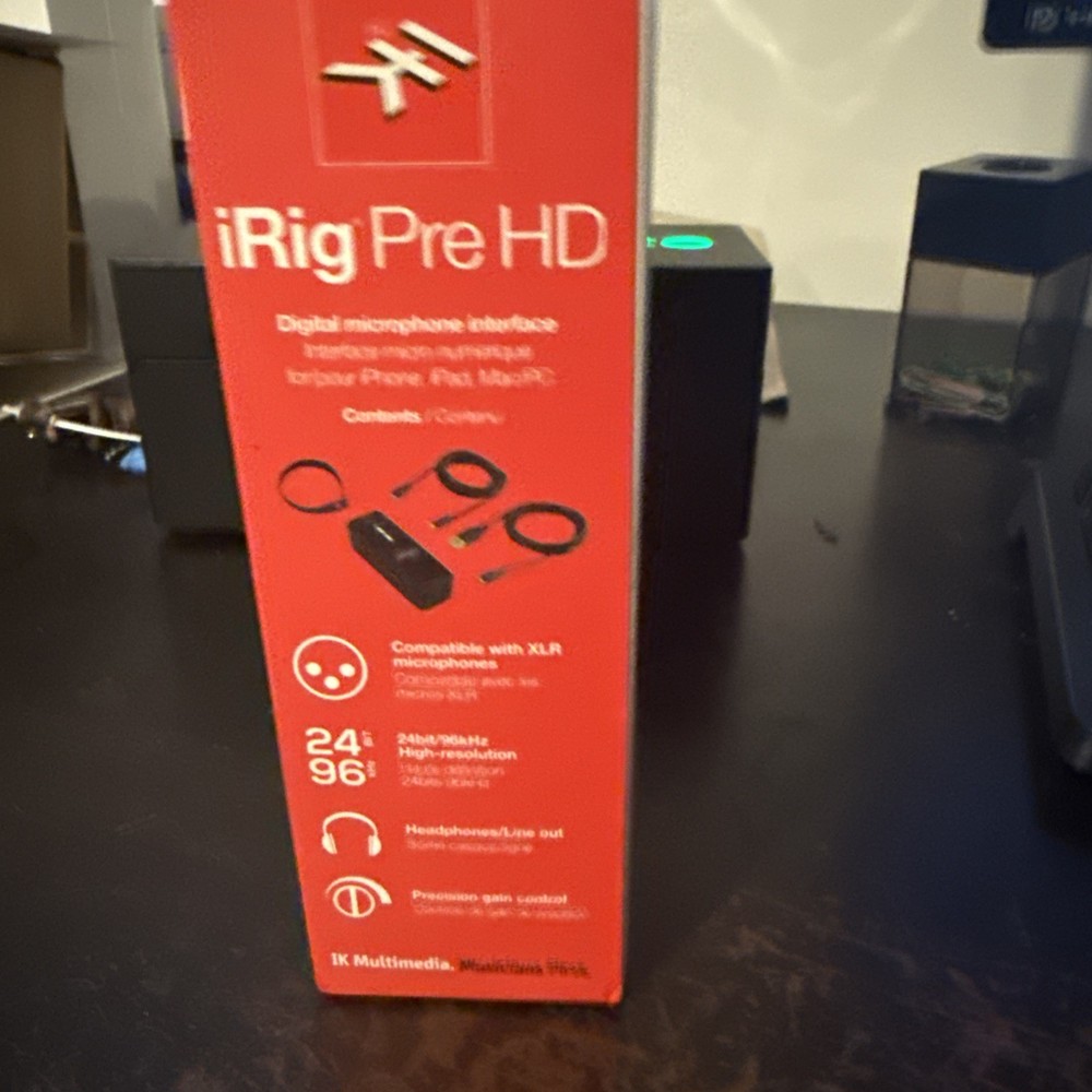 IK Multimedia iRig Pre Microphone Interface (For iPhone, iPod Touch, iPad)