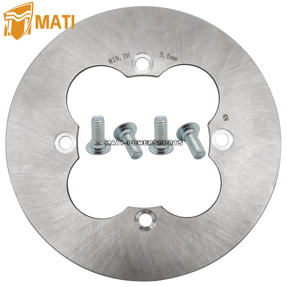Rear Brake Disc Rotor W/Bolts for Suzuki LT-Z400 LTZ400Z Quadsport Z400 2003-14