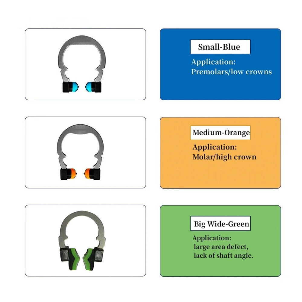 Dental Matrix Bands Ring Sectional Matrice Clamp Fit Garrison Palodent V3 System