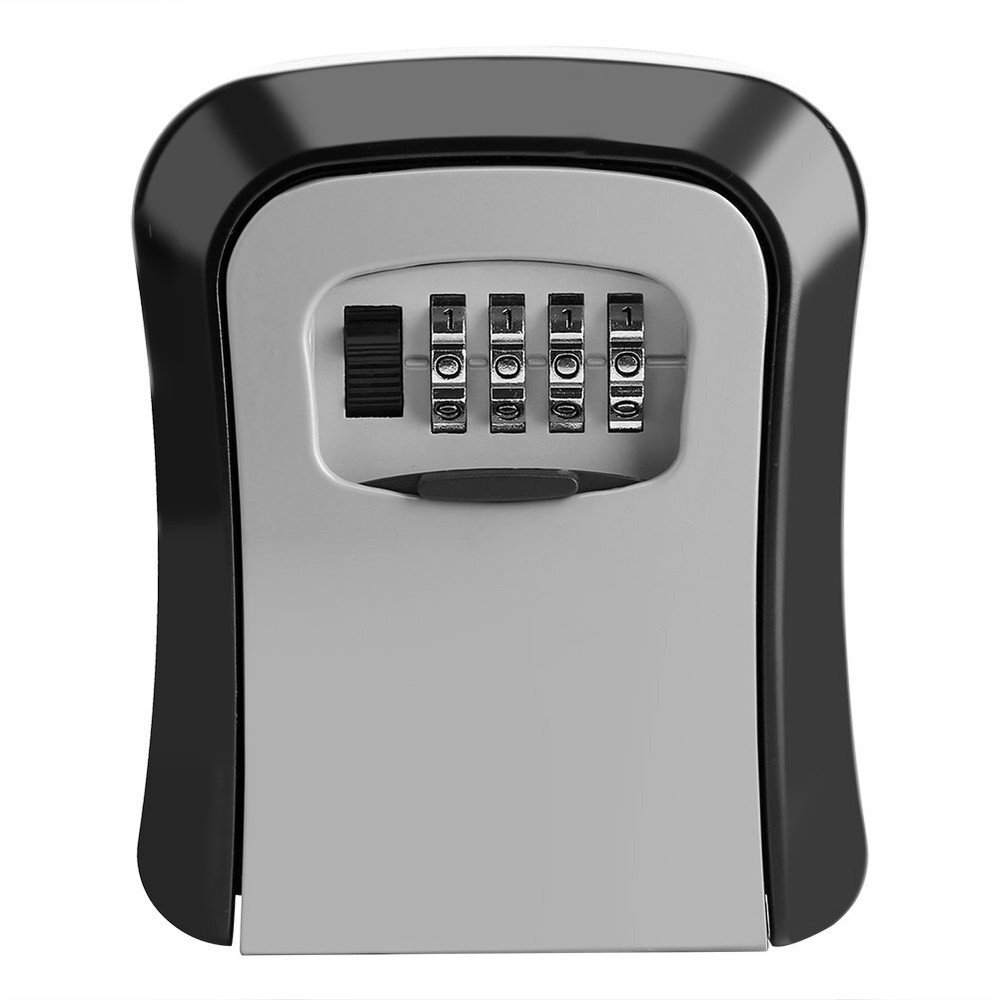 Lock BoxKey Lock BoxLockbox4 Digit Combination Lock Box Password Security Loc...