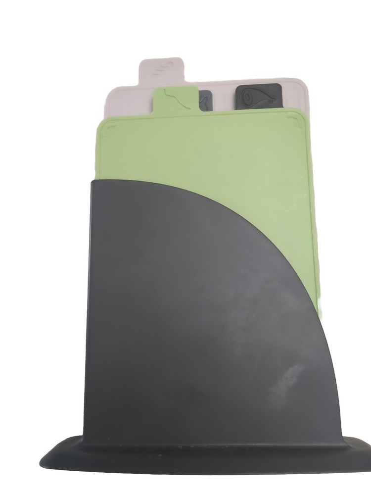 Cutting Boards Set with Holder for Kitchen Plastic