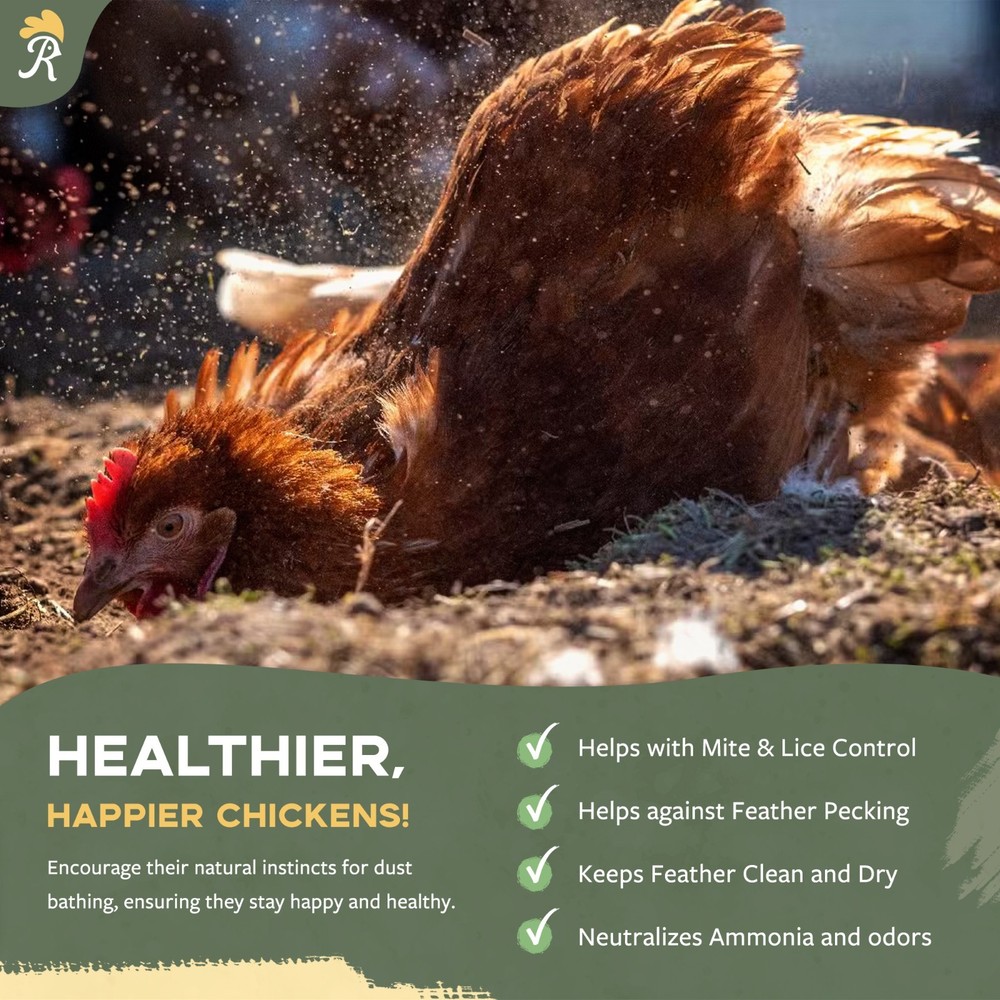 Chicken Dust Bath - 7LBS - Made in USA
