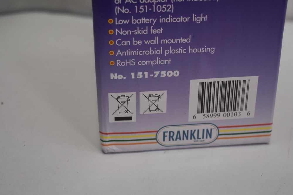 Franklin 4-in-1 Digital Timer 151-7500 Kitchen Timer Water Resistant Color Coded