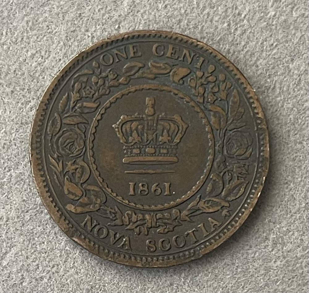 1861 One Cent - Canada - Queen Victoria