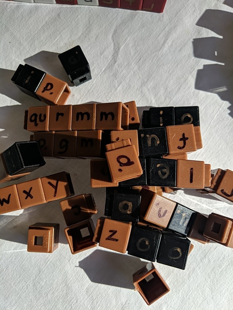 Reading Rods Alphabet Activity Blocks Multi Color Snap Manipulatives