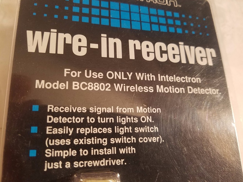 NEW SEALED Intelectron BC824 Wire-in Receiver