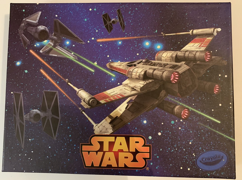 Star Wars Crayola Set Book Crayons Pencils Markers
