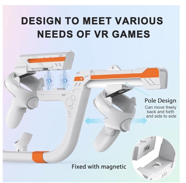 HUIUKE VR Controllers Holding Game Accessories for Meta Quest 2