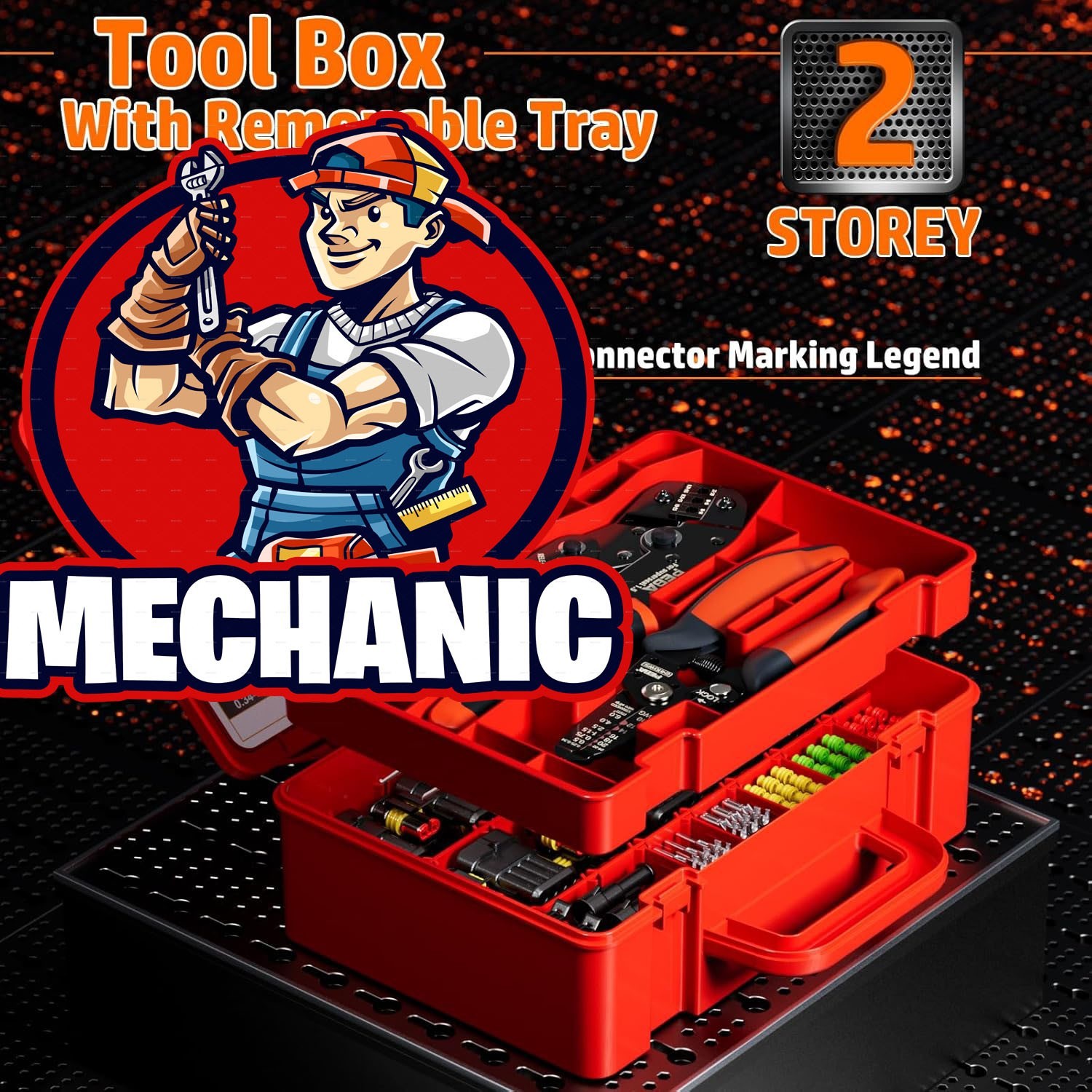 Kit de Conectores Eléctricos Automotrices Impermeables, Macho/Hembra Automotriz