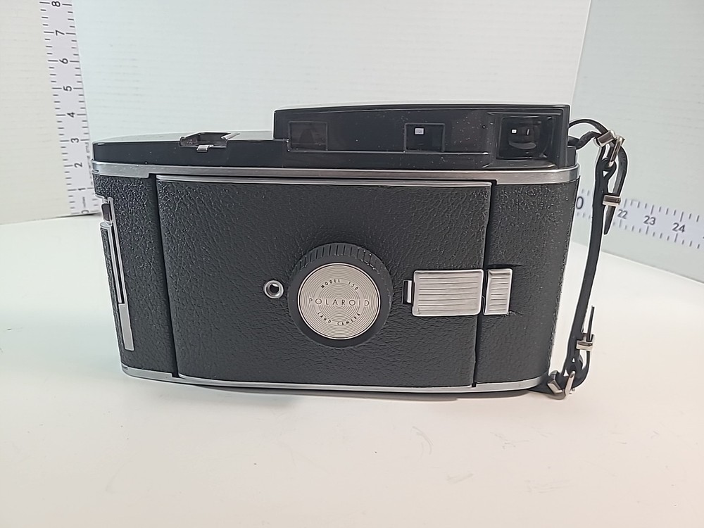 Polaroid Land Camera Model 150 With Case Flash Attachment Vintage Untested