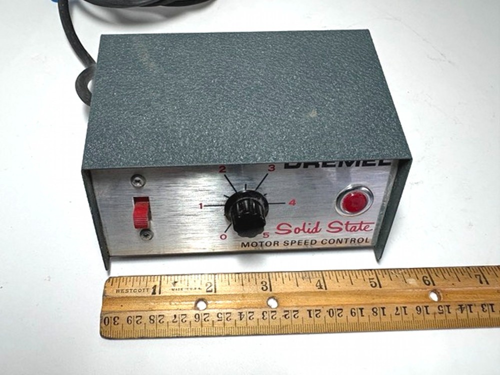Vintage Dremel Solid State Motor Speed Control Model 219 Tested & Working