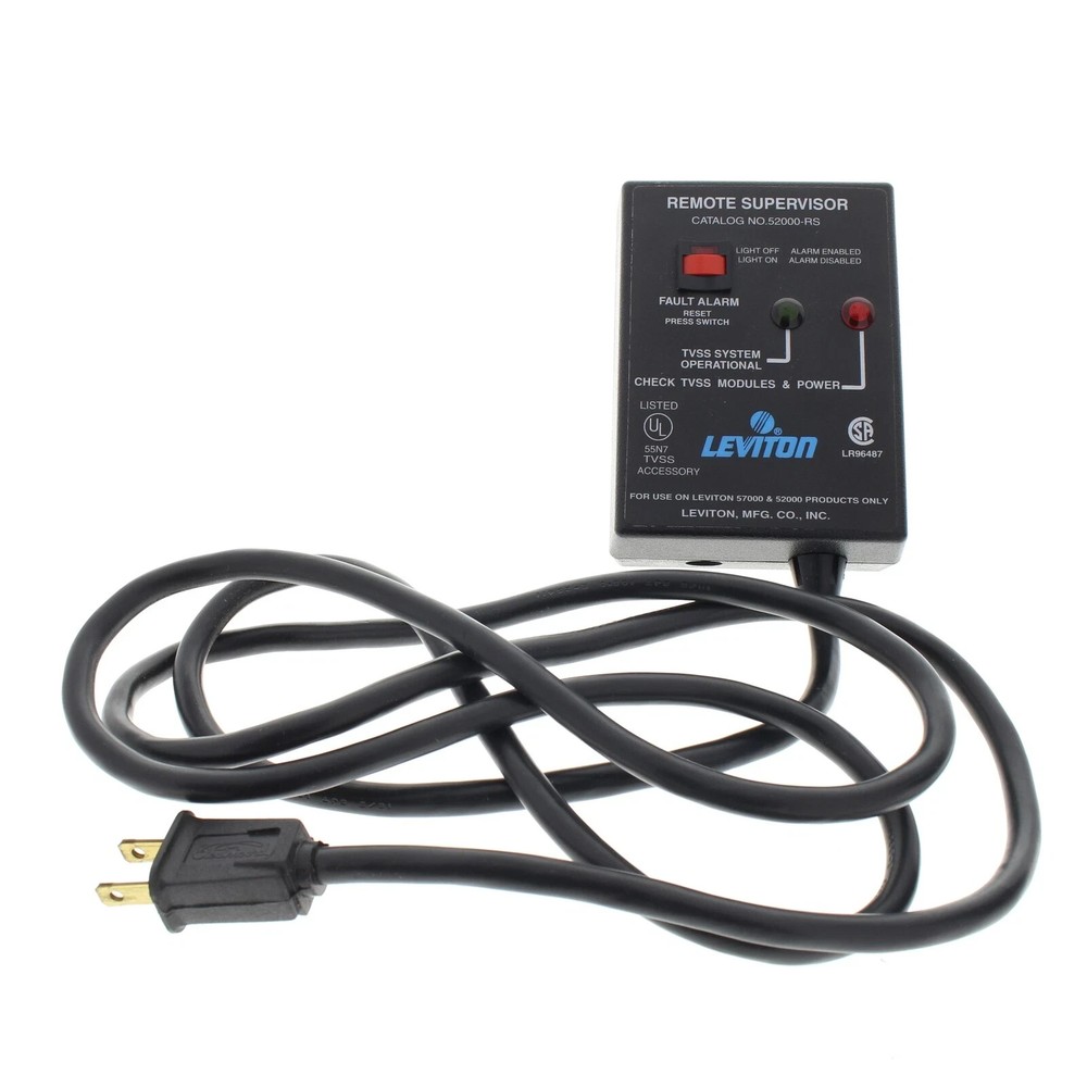 Leviton- BLACK TVSS Remote Supervisor