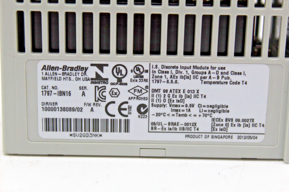 Allen Bradley 1797-IBN16 Input Module