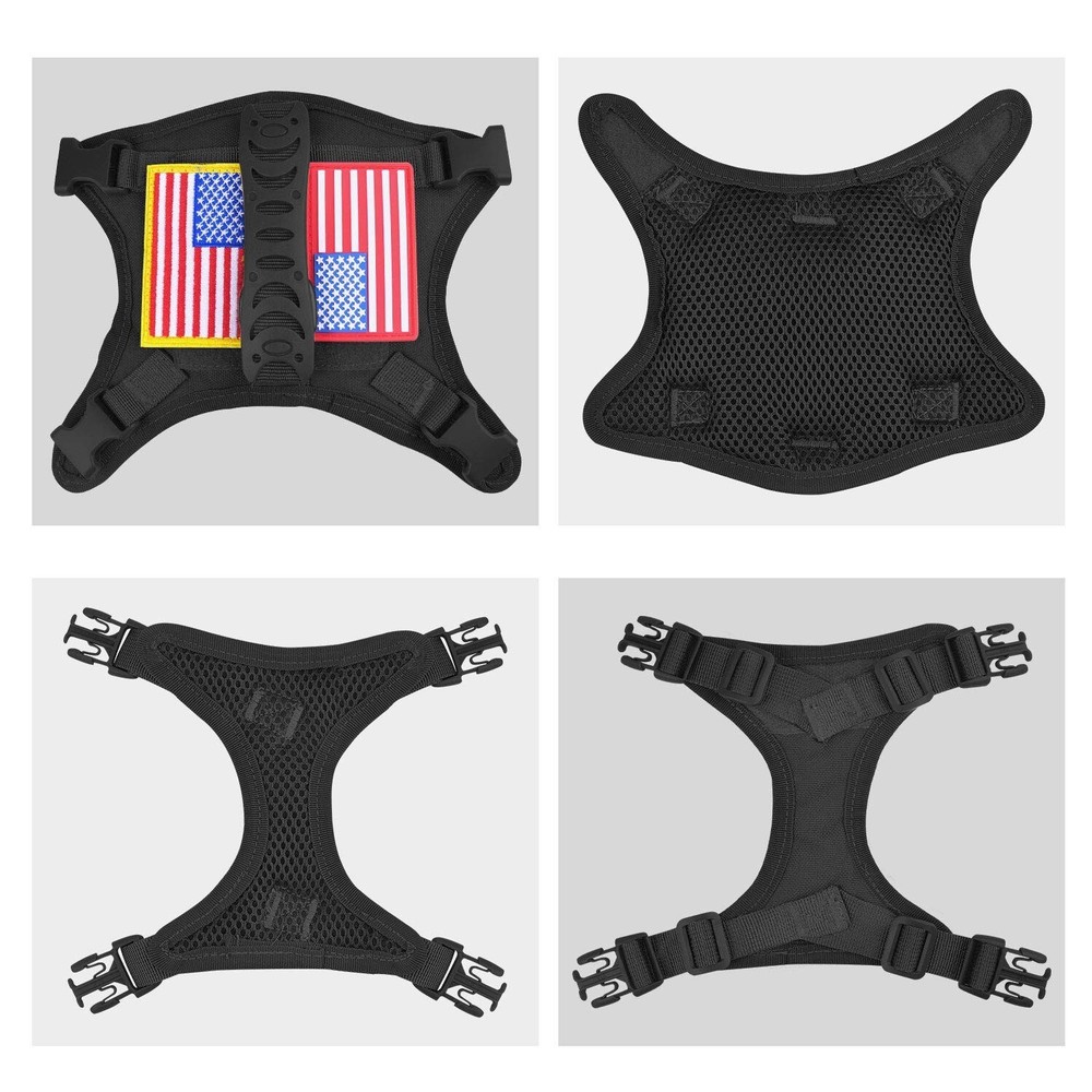 Tactical Dog Working Vest Training Harness No-Pull Adjustable Outdo... Fast Ship