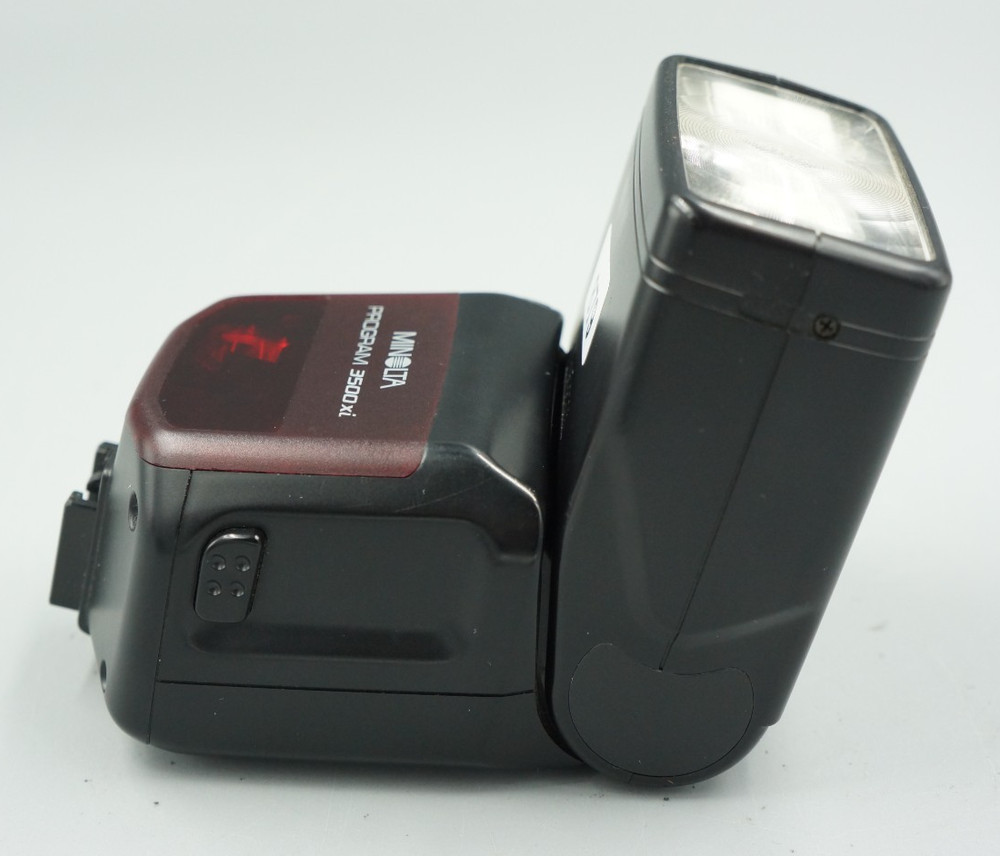 Minolta Program 3500xi Speedlight Flash ~Works~ #879