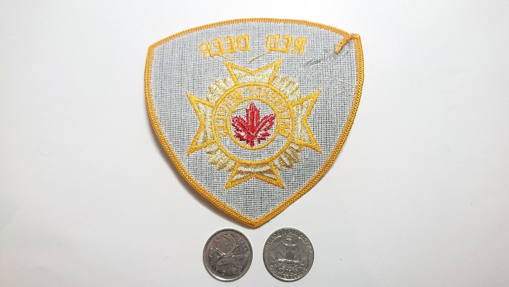 Red Deer Fire Department Patch Badge Crest