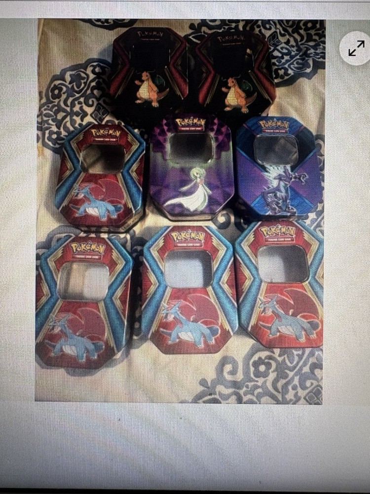20 Empty Tin Pokémon’s