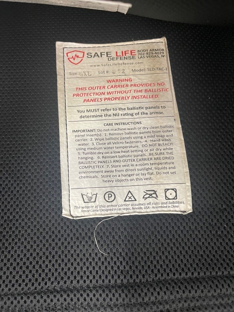 Safe Life SLD-PLUS Vest (6XL)