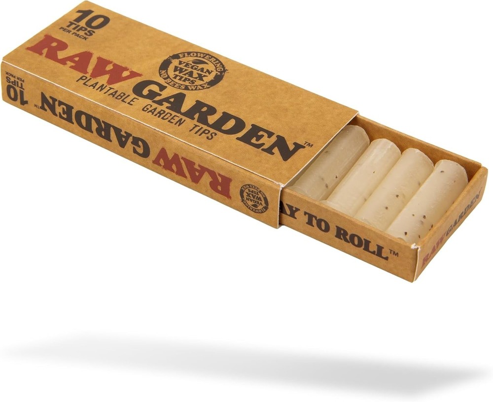 RAW Plantable Garden Filter Tips -10 Tips Per Pack - 3 Pack Kit = 30 Tips