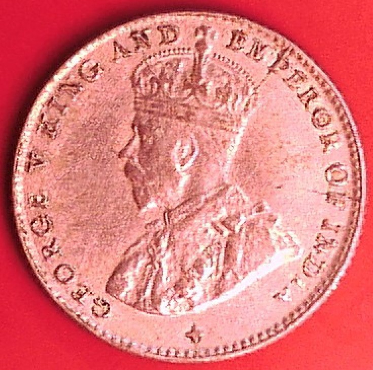 STRAITS SETTLEMENTS / SILVER 5 FIVE CENTS 1919 EF