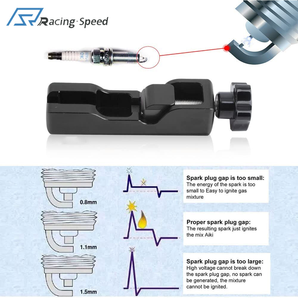Universal Matte Engine Spark Plug Gap Tool Gapping Gapper - 10mm 12mm 14mm 16mm