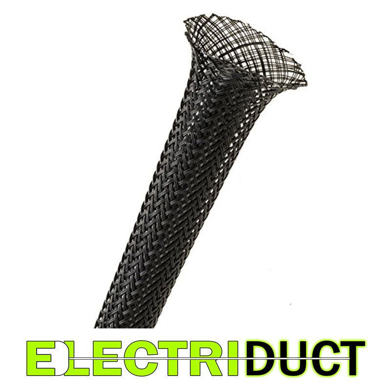 FLEXO PET Expandable Braided Sleeving Wire Cable Sleeve 10, 25 Feet Options