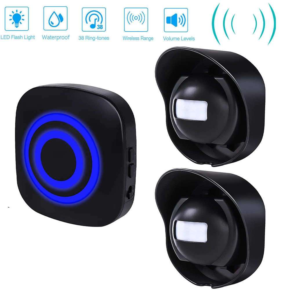 Home Wireless Driveway Alarm 200m Long Range Outdoor Motion Detector Sensor I8D3