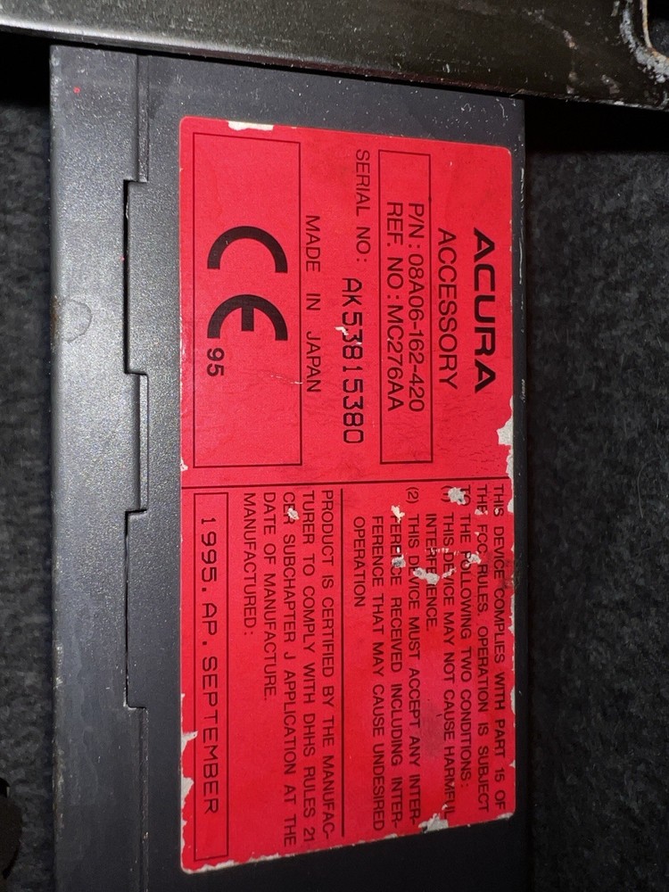 08A06-162-420 Acura Integra CD Changer