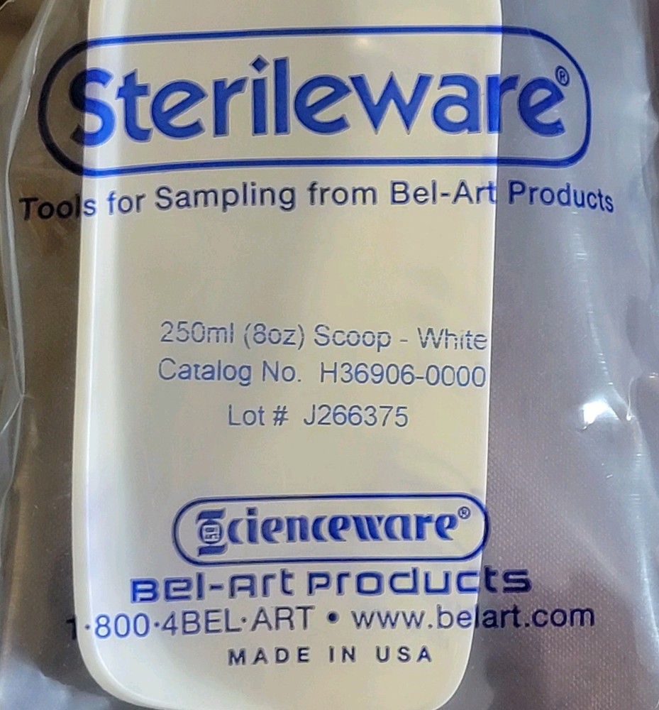 64 Scienceware Sampling Scoops Sterileware 250 mL 8 oz H36906-0000