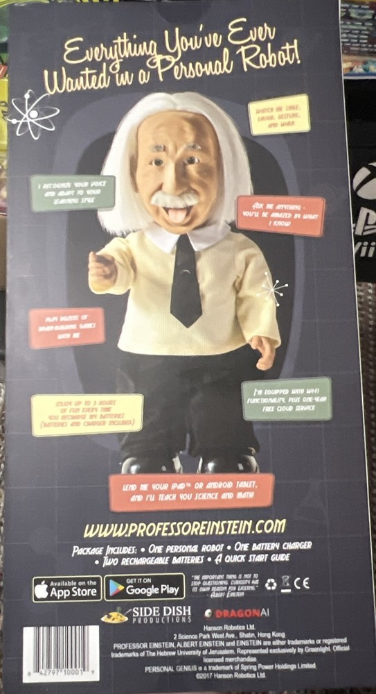 Professor Einstein Interactive Robot Tutor Your Personal Genius! New In Box