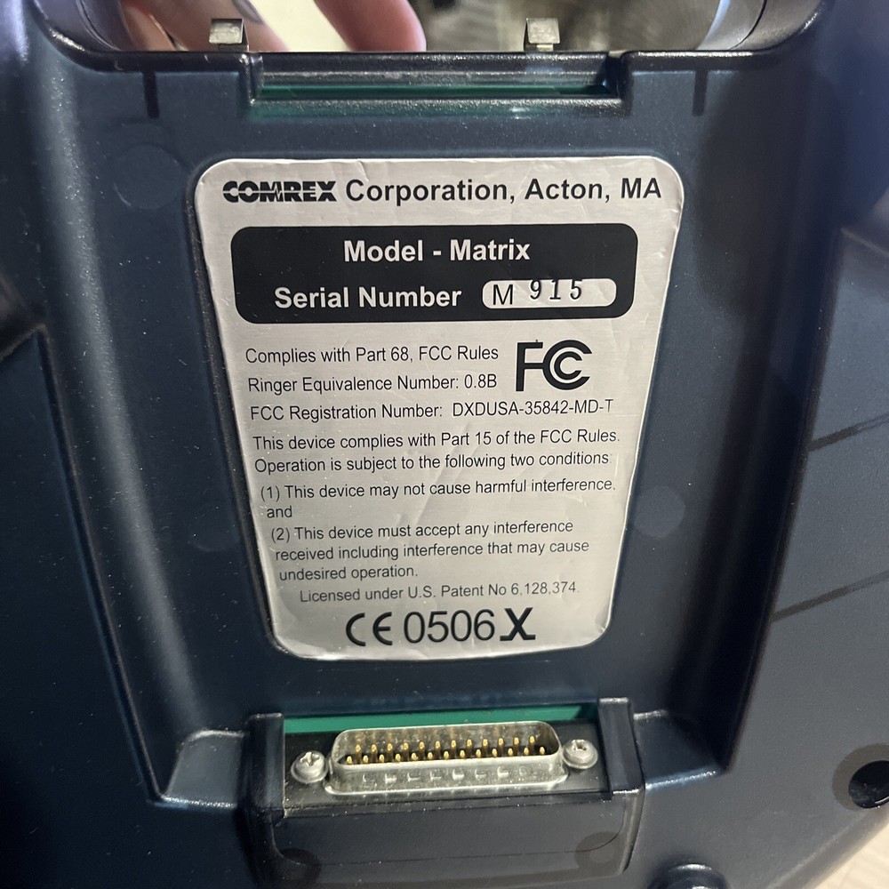 COMREX MATRIX PORTABLE CODEC