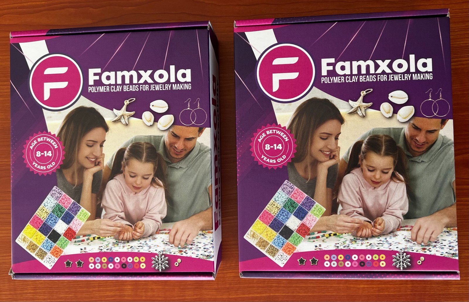 12200 Pcs Clay Beads for Jewelry Making Bracelet Kit Set Flat Polymer Beads KID