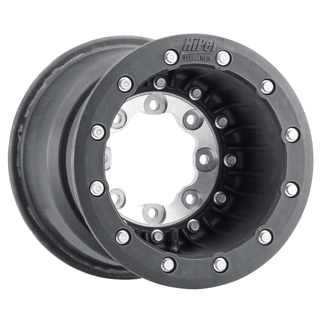 HiPer Tech 3 ATV Carbon Composite Single Beadlock Rear Wheel - 0980-YHR-SBL-BK