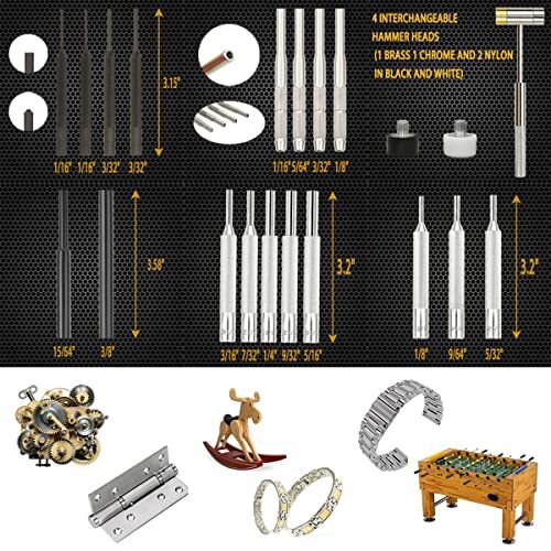 Nule Punch Set Punch Tools Roll Pin Punch Set Made Of Solid Material Including S