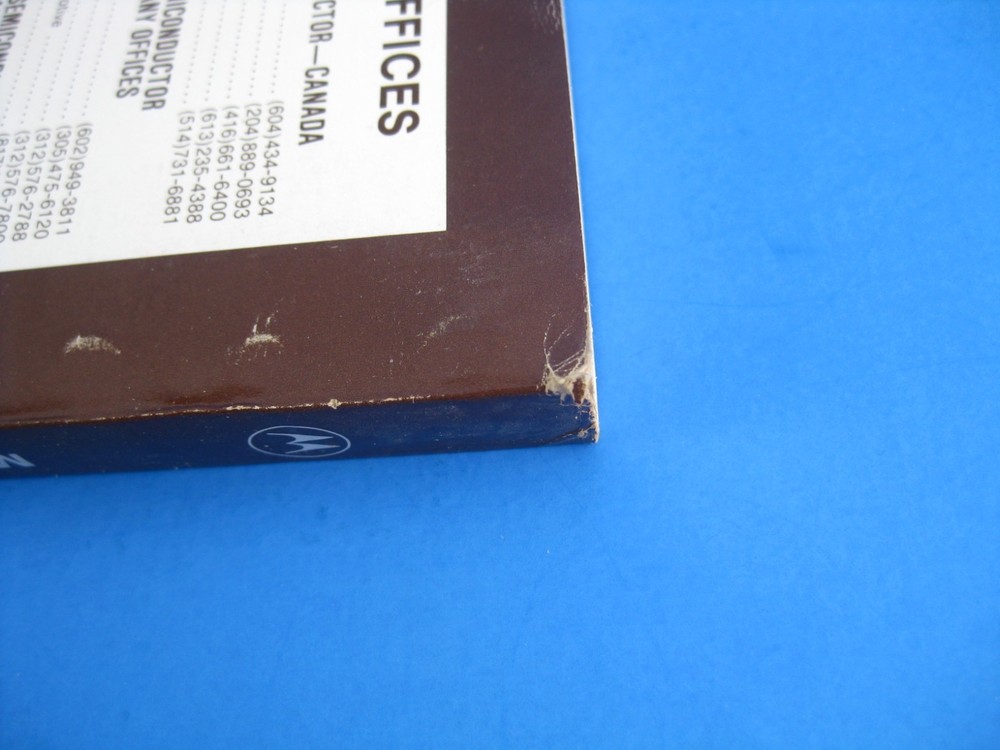 Motorola Semiconductor Master Selection Guide & Catalog Vintage 1984 Electronics