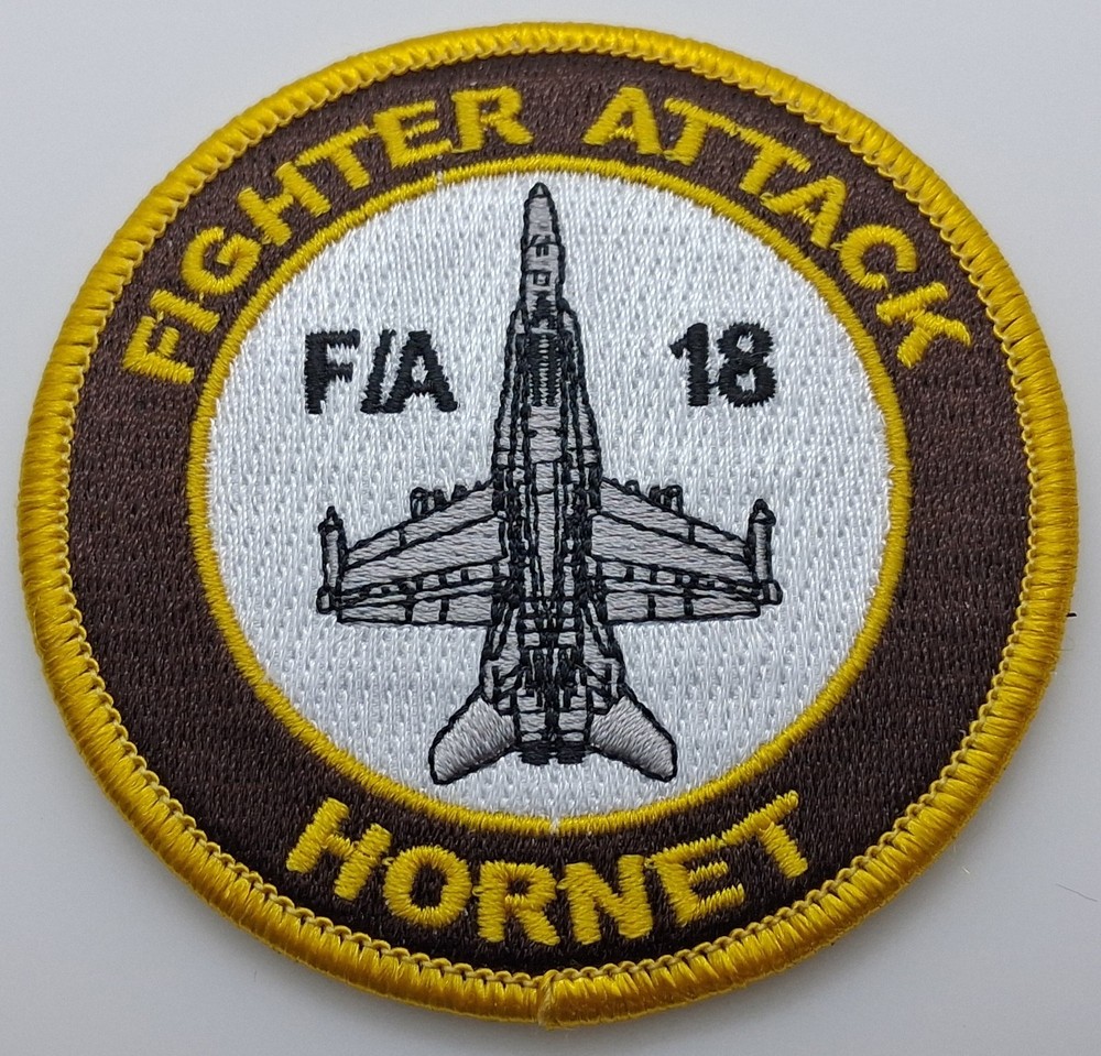USMC Fighter Attack F/A-18 Hornet Hook & Loop Patch