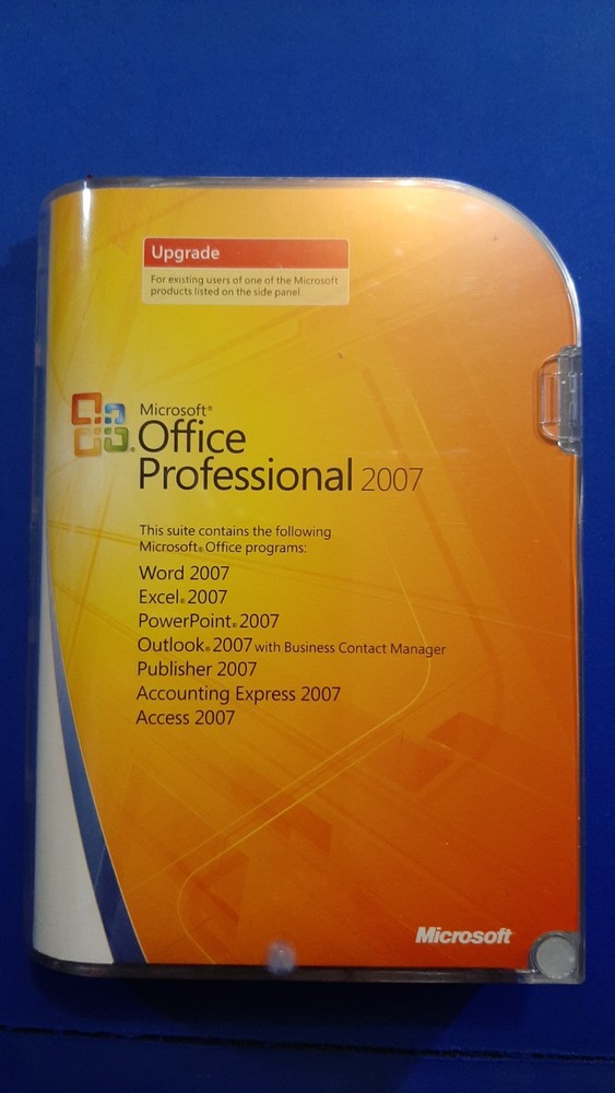 Microsoft Office Professional 2007 Upgrade