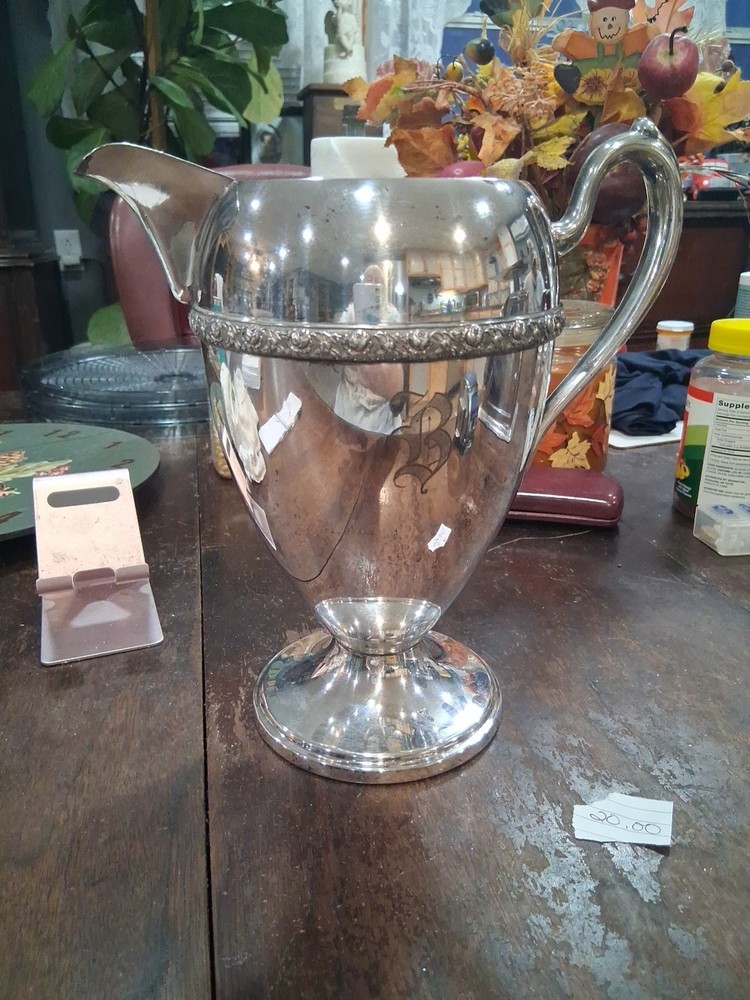 Gotham Silver On Copper Water Pitcher