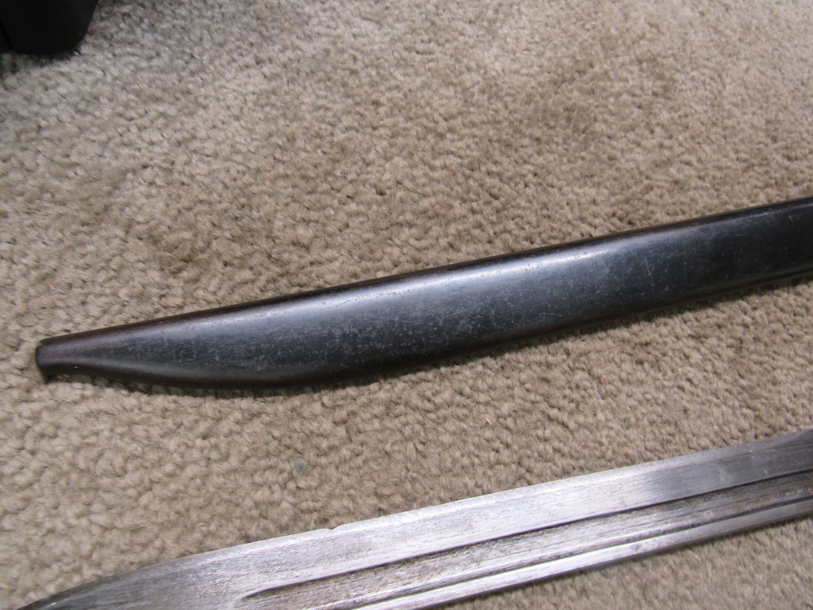 WW2 Japanese Type 30 Bayonet W/ Scabbard Toyoda Jido Shokki Seisakusho Arsenal