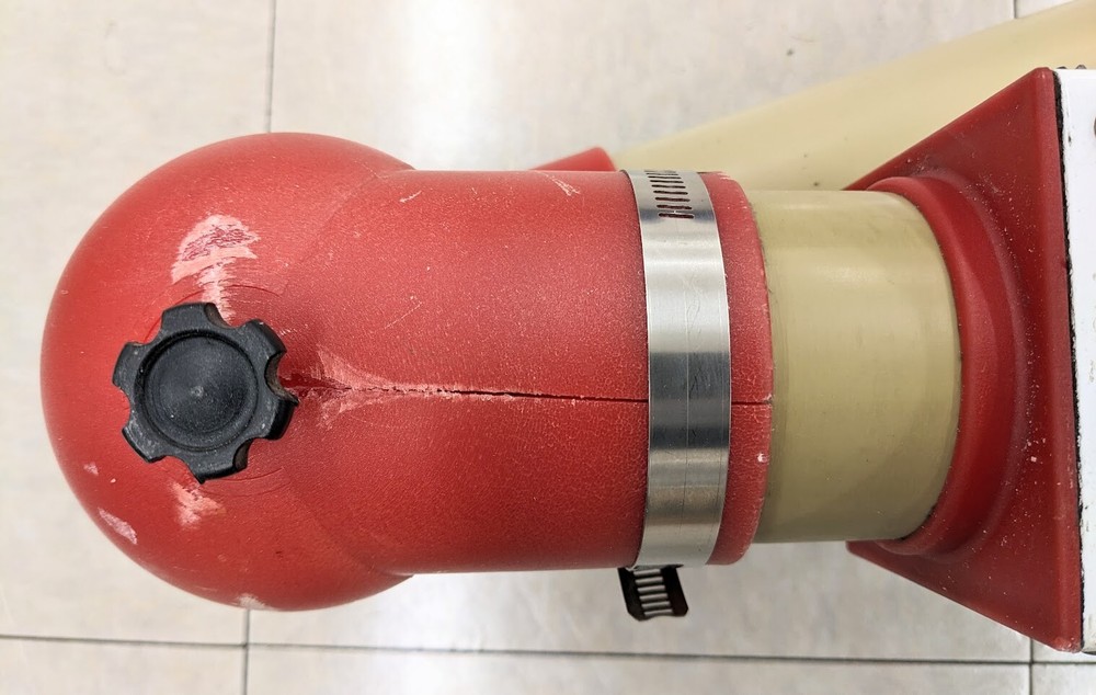 Alsident Systems Fume Extraction Arm with damper