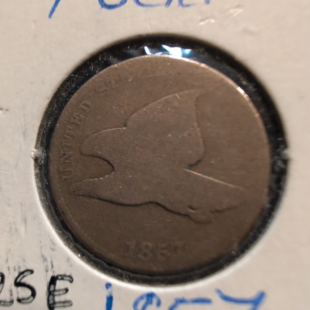 1857 1C Flying Eagle Cent