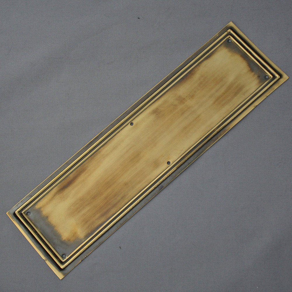 Brass Lincoln Finger Plate