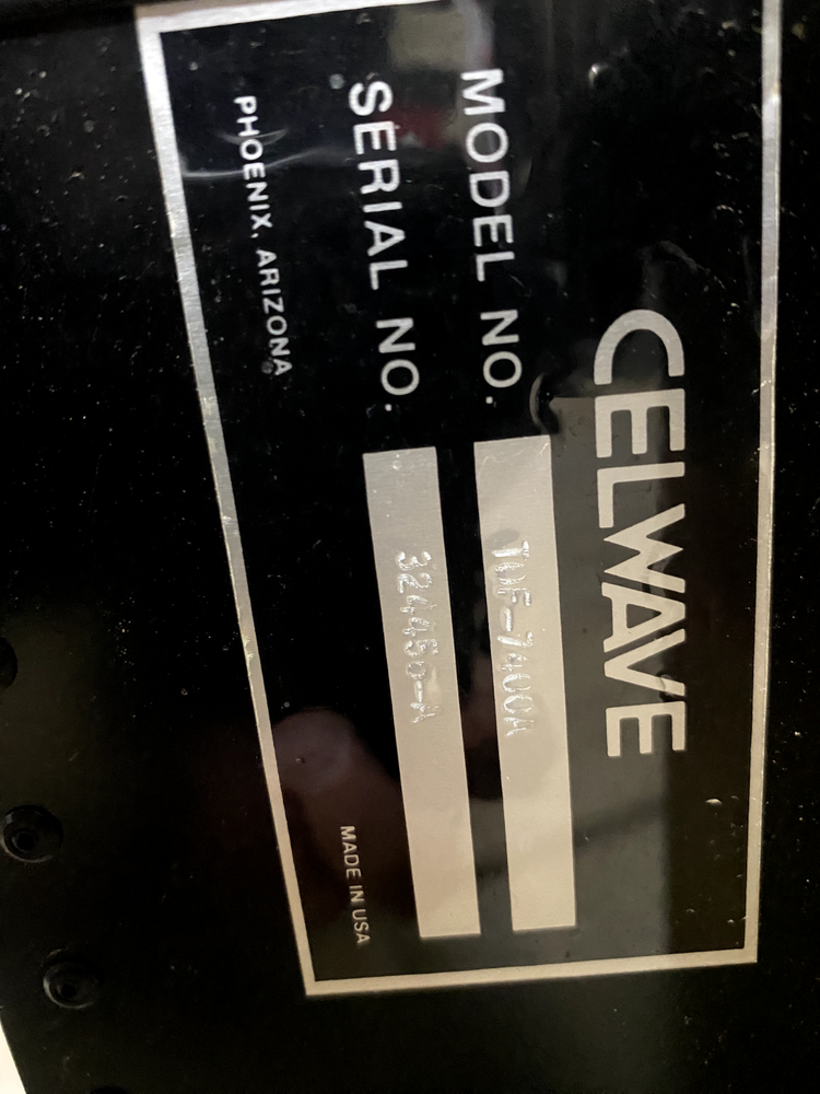 Celwave 5 Channel Repeater TX Combiner TDF - 7400A