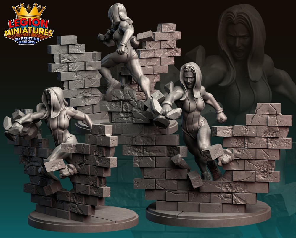 She-Hulk | 40mm Crisis Protocol | Tabletop Gaming | Tabletop Miniature |