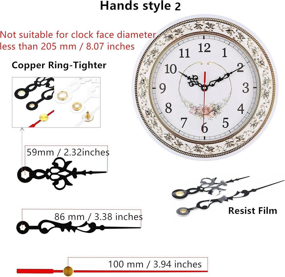 Original Youngtown 12888 Pendulum Type Movement Step Clock Accessory Quartz DIY