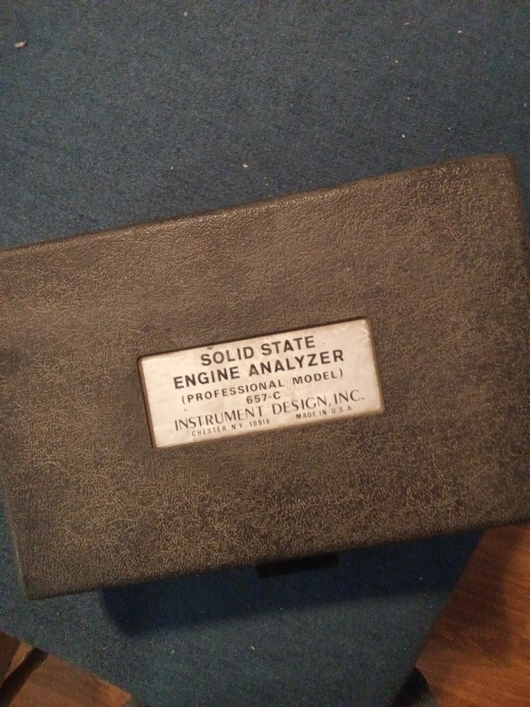 Vtg Engine Analyzer w/ Box and Instructions