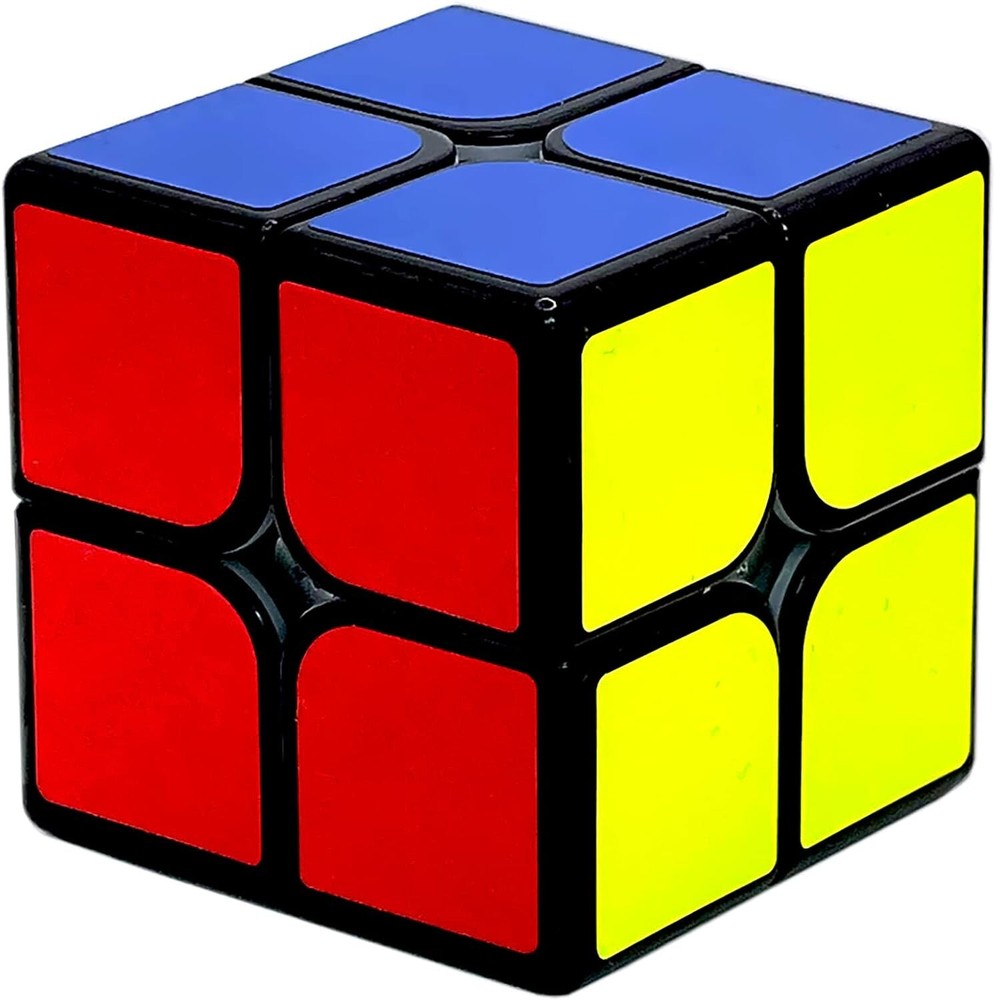 2 Pack of Classic Magic Cube 2x2 Smart Speed Cube Educational Game Brain Teaser