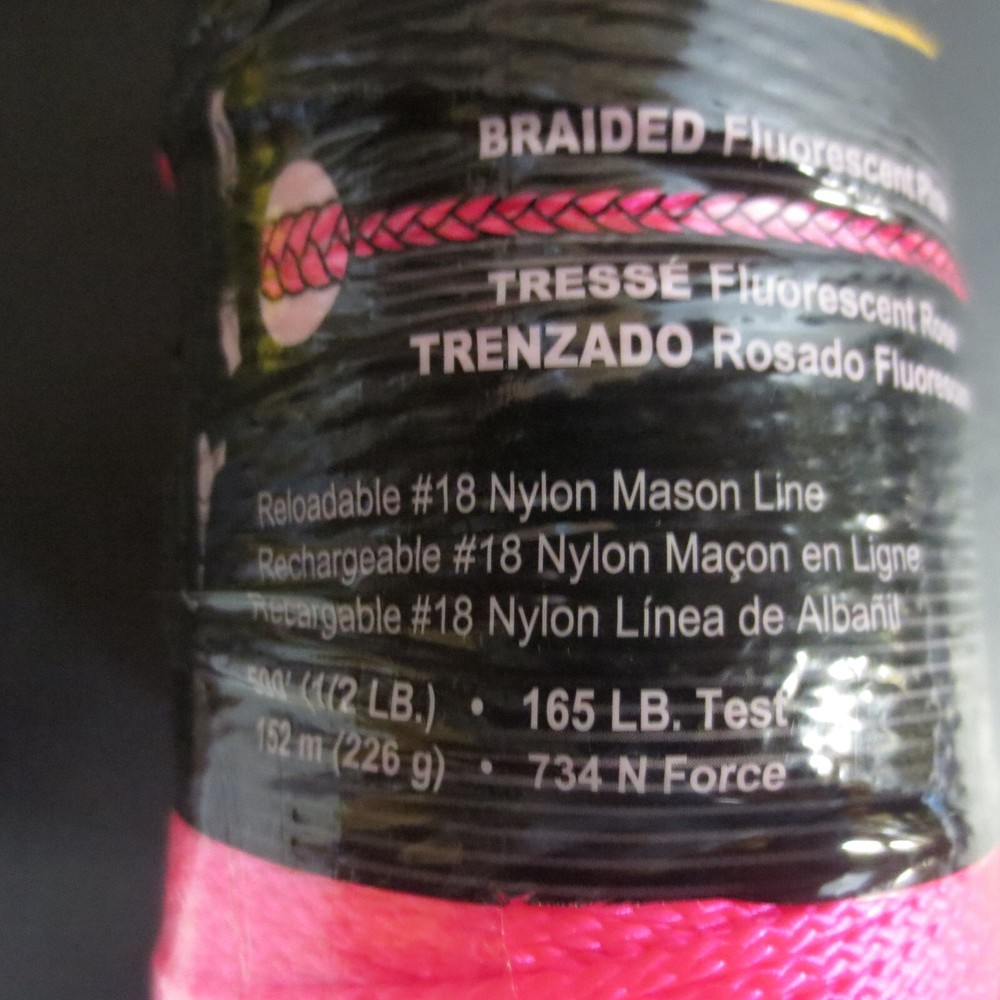 Stringliner Pink Braided Chalk Line Refill 500 ft. - 2 PK