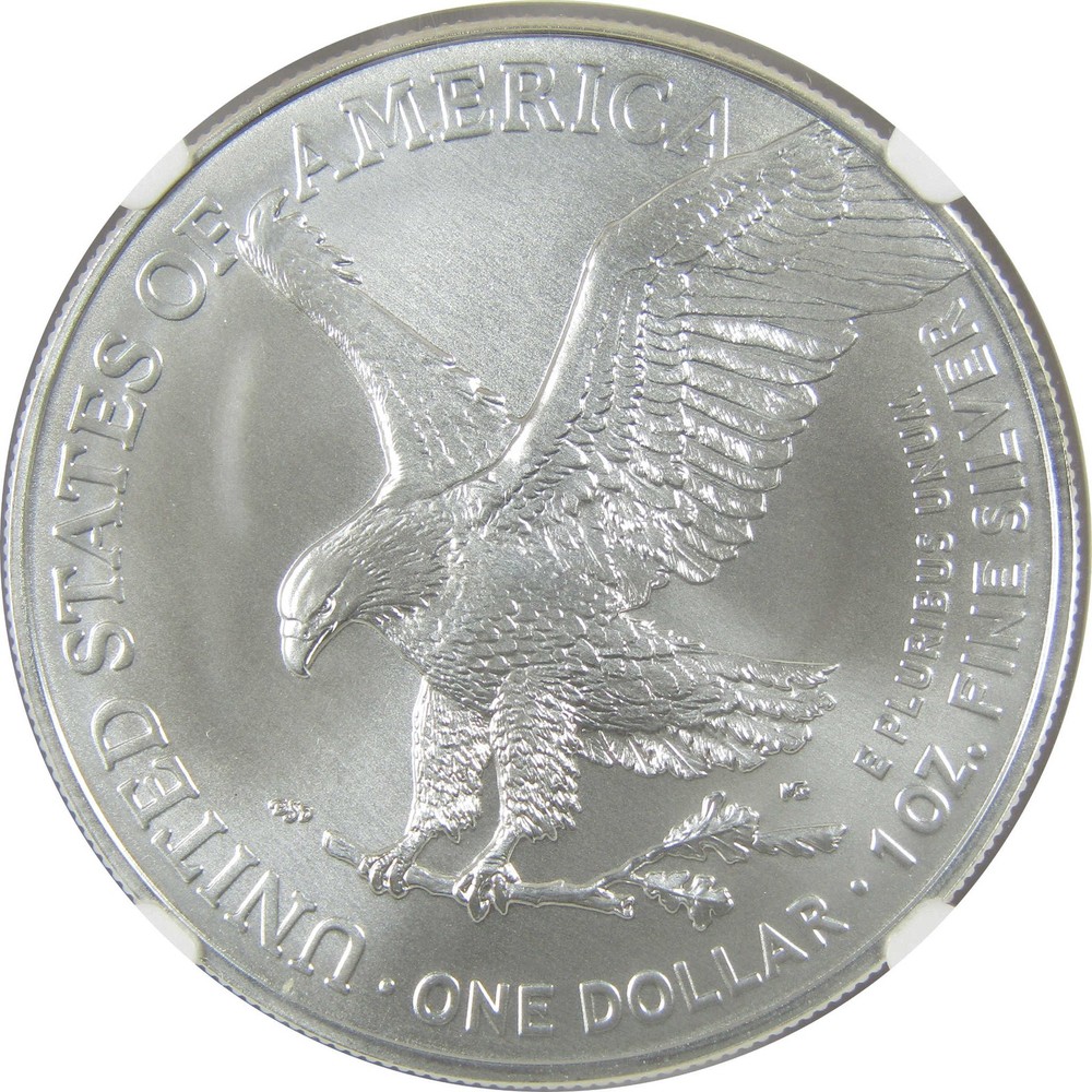 2021 Type 2 American Silver Eagle MS 70 NGC Bullion Uncirculated